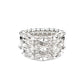 Diva Diadem - White - Paparazzi Ring Image