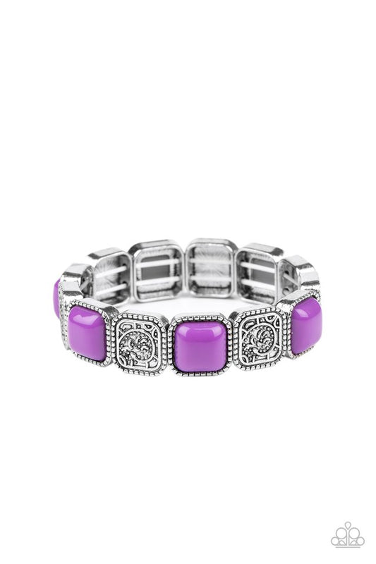 Trendy Tease - Purple - Paparazzi Bracelet Image