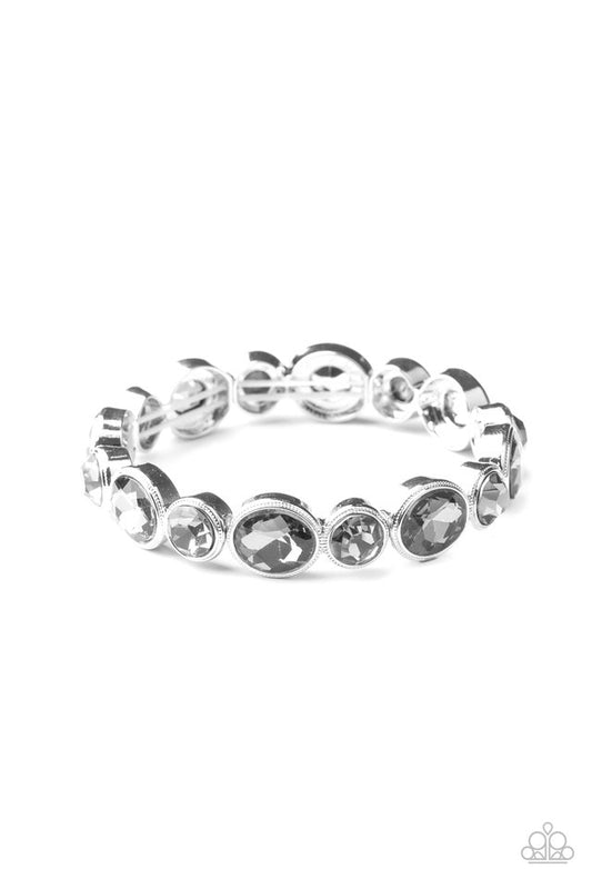 Still GLOWING Strong - Silver - Paparazzi Bracelet Image