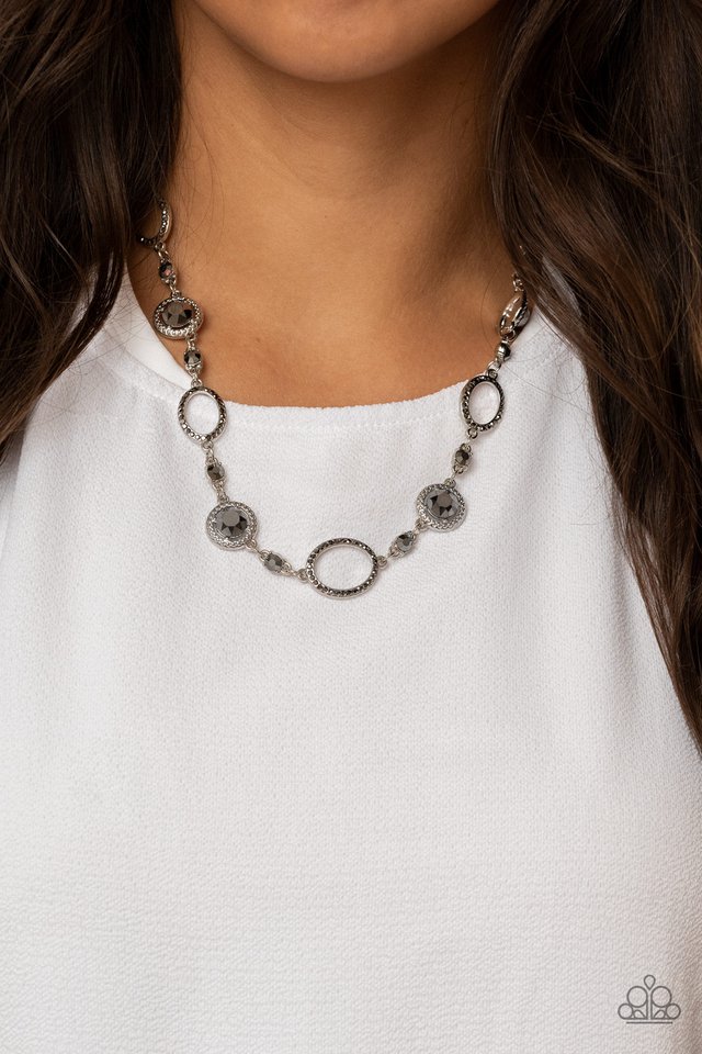Pushing Your LUXE - Silver - Paparazzi Necklace Image