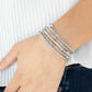 Head-Turning Twinkle - Silver - Paparazzi Bracelet Image