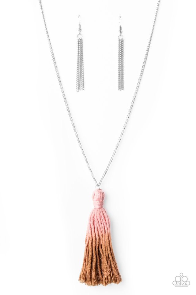 Totally Tasseled - Pink - Paparazzi Necklace Image