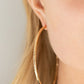 Voluptuous Volume - Gold - Paparazzi Earring Image