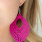 One Beach At A Time - Pink - Paparazzi Earring Image