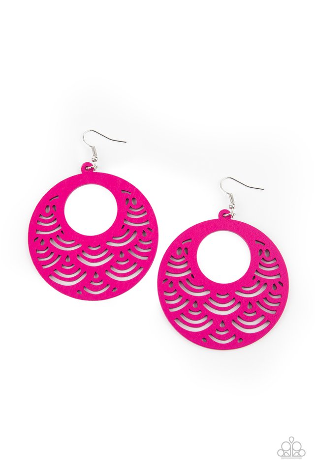 SEA Le Vie! - Pink - Paparazzi Earring Image