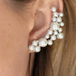 Metro Makeover - White - Paparazzi Earring Image