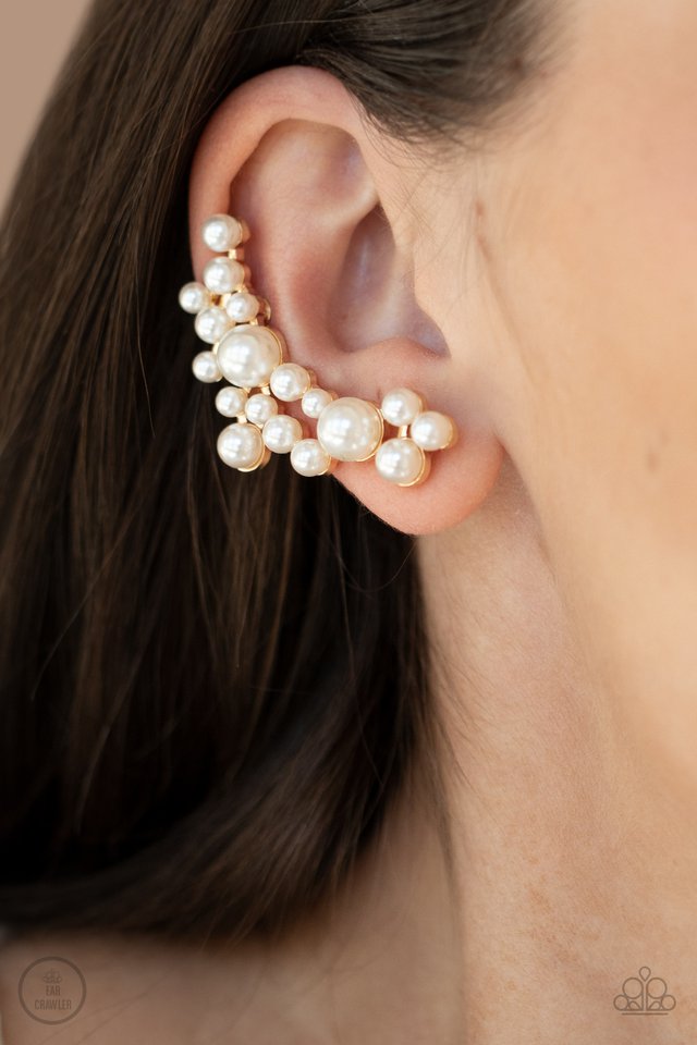 Metro Makeover - Gold - Paparazzi Earring Image