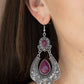 Rise and Roam - Purple - Paparazzi Earring Image