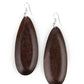 Tropical Ferry - Brown - Paparazzi Earring Image