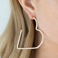 I HEART a Rumor - Rose Gold - Paparazzi Earring Image