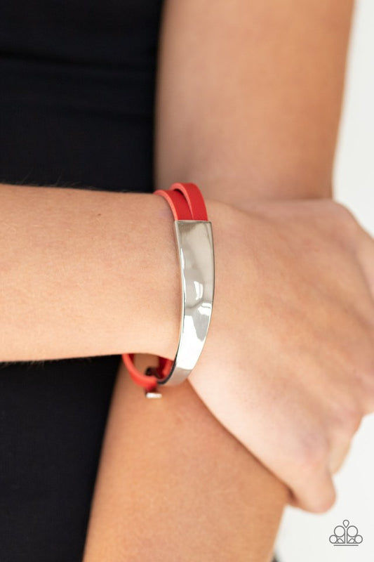 A Notch Above The Rest - Red - Paparazzi Bracelet Image