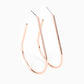 City Curves - Copper - Paparazzi Earring Image