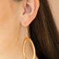 Casual Curves - Gold - Paparazzi Earring Image