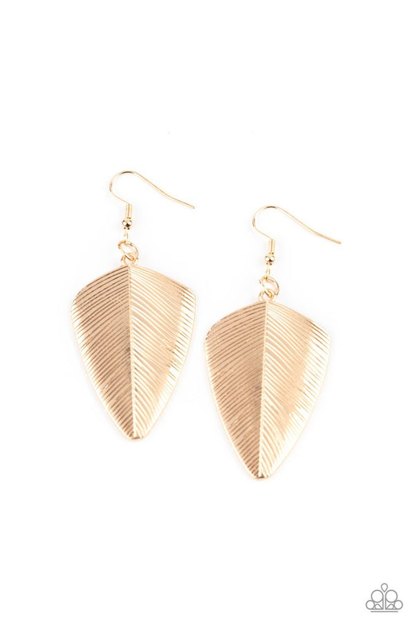 Paparazzi Earring ~ One Of The Flock - Gold – Paparazzi Jewelry ...