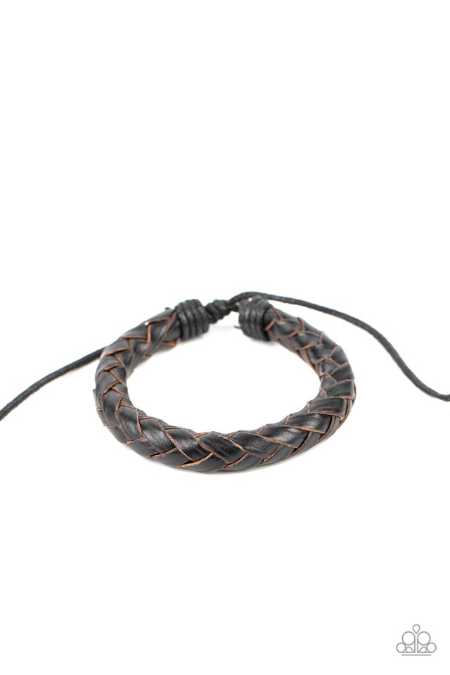 Homespun Comfort - Black - Paparazzi Bracelet Image