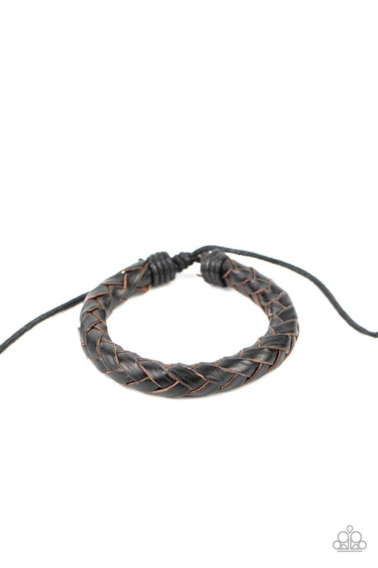 Homespun Comfort - Black - Paparazzi Bracelet Image