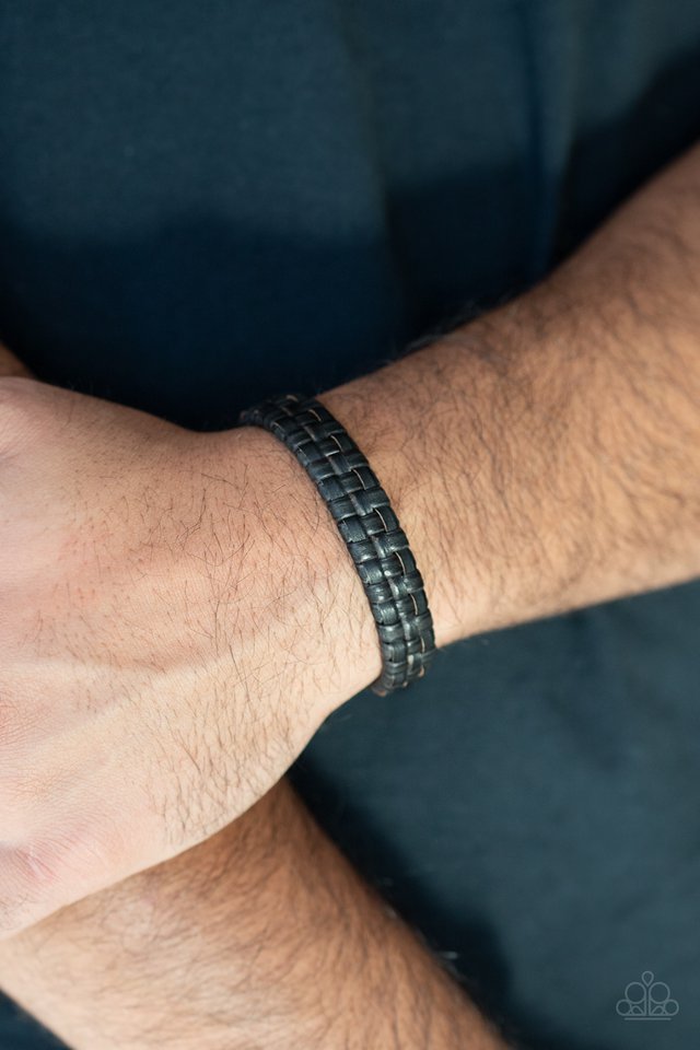 Paparazzi Bracelet ~ Rugged Pioneer - Black – Paparazzi Jewelry ...