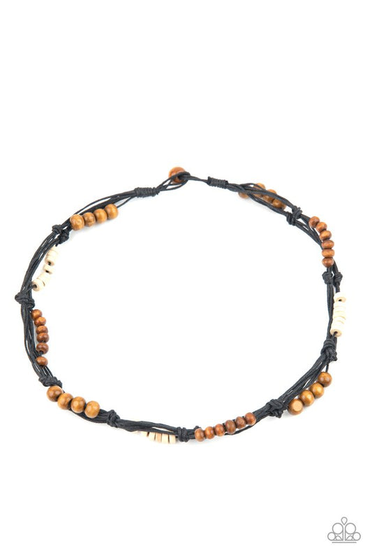 Tiki Tour - Black - Paparazzi Necklace Image