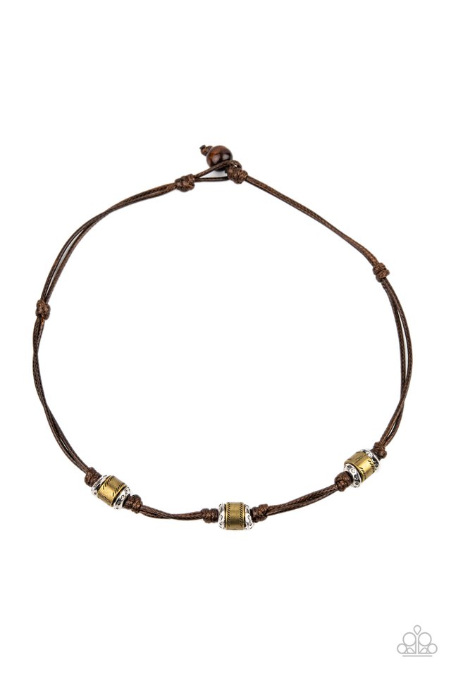 Renegade Ranger - Brown - Paparazzi Necklace Image