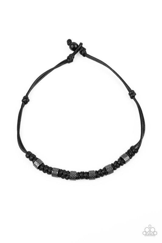 Rural Rumble - Black - Paparazzi Necklace Image