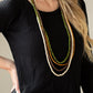 Bermuda Beaches - Green - Paparazzi Necklace Image