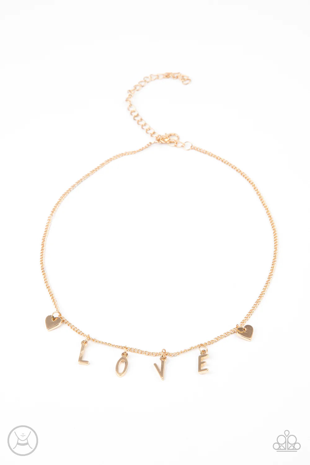 Collar Paparazzi ~ El amor lo conquista todo - Oro