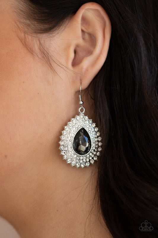 Exquisitely Explosive - Silver - Paparazzi Earring Image