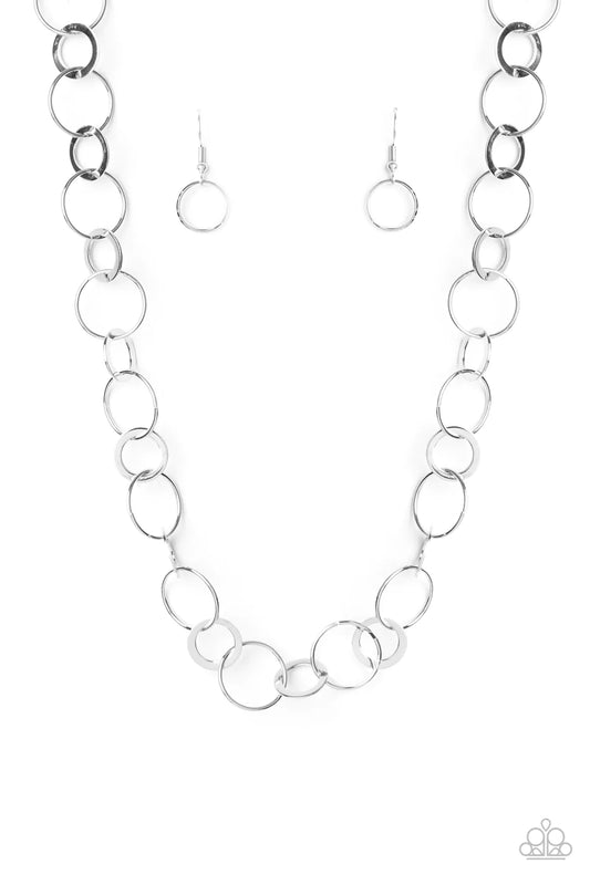 Paparazzi Necklace ~ Revolutionary Radiance - Silver