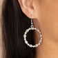 Crystal Circlets - Brown - Paparazzi Earring Image