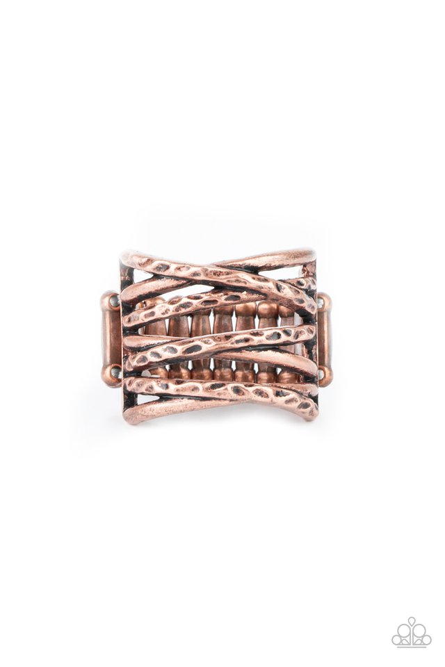 Switching Gears - Copper - Paparazzi Ring Image