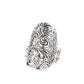 Paisley Paradise - Silver - Paparazzi Ring Image