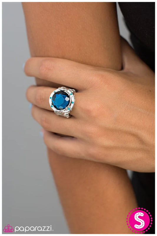 Anillo de paparazzi ~ El tercer ojo - Azul