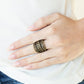 FRILLED To Be Here - Brass - Paparazzi Ring Image