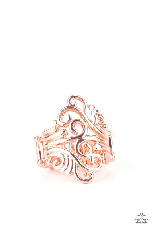 Voluptuous Vines - Copper - Paparazzi Ring Image