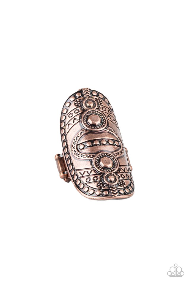 Tiki Trail - Copper - Paparazzi Ring Image