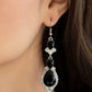 Fully Flauntable - Black - Paparazzi Earring Image