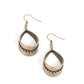 STIRRUP Some Trouble - Brass - Paparazzi Earring Image