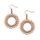 Radiating Radiance - Copper - Paparazzi Earring Image