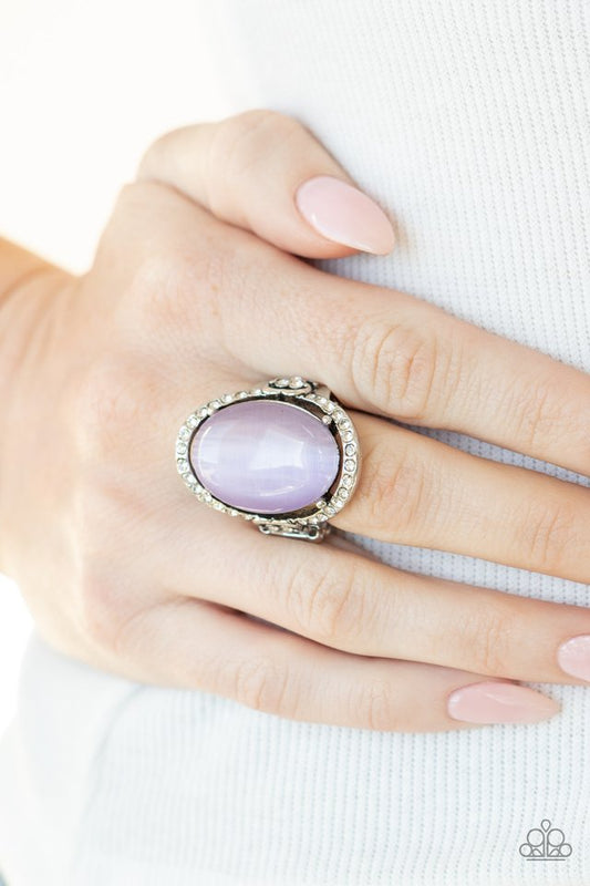 Happily Ever Enchanted - Purple - Paparazzi Ring Image