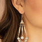 High-Ranking Radiance - Gold - Paparazzi Earring Image