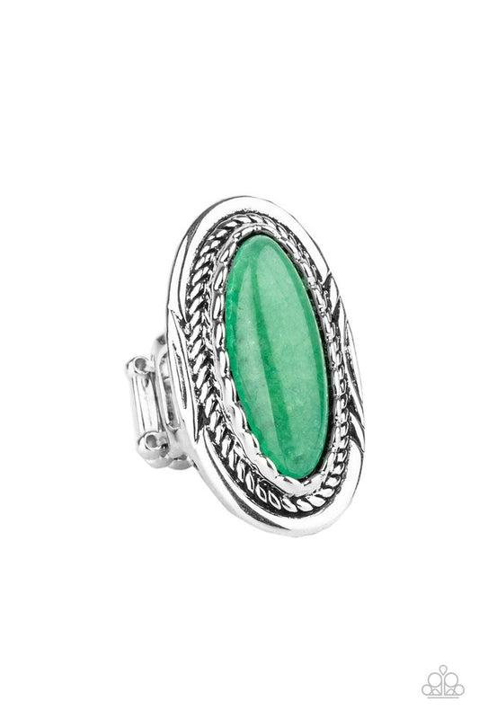 Primal Instincts - Green - Paparazzi Ring Image