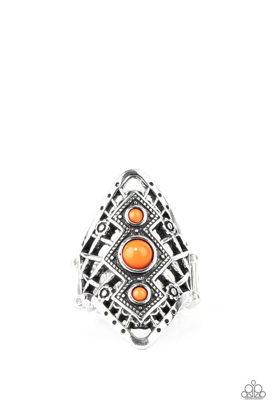 Desert Dreamland - Orange - Paparazzi Ring Image