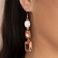 Dripping In Melodrama - Copper - Paparazzi Earring Image