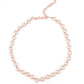 Insta Connection - Rose Gold - Paparazzi Necklace Image