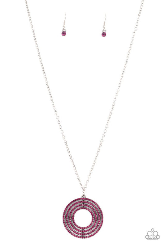 High-Value Target - Pink - Paparazzi Necklace Image