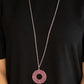 High-Value Target - Pink - Paparazzi Necklace Image