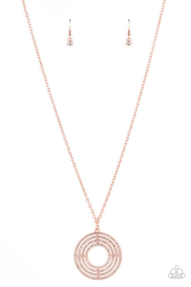 High-Value Target - Copper - Paparazzi Necklace Image