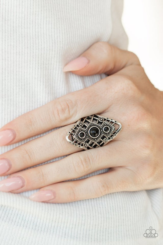 Desert Dreamland - Black - Paparazzi Ring Image