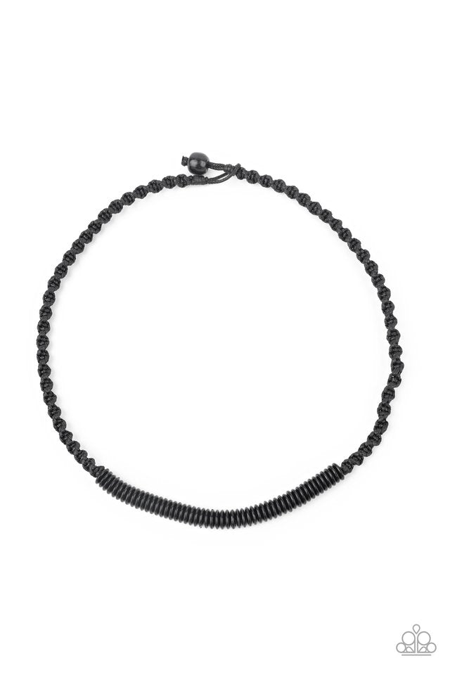 Plainly Primal - Black - Paparazzi Necklace Image