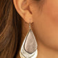 GLISTEN Up! - Silver - Paparazzi Earring Image